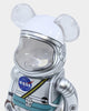 Medicom Toy Be@rbrick Project Mercury Astronaut 100% & 400% Figure Set Multi-Coloured