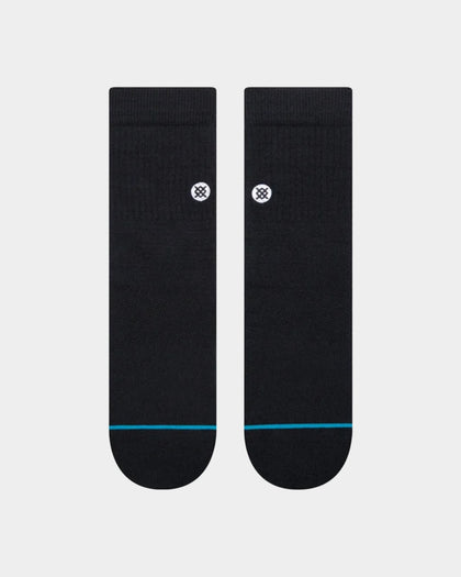 Stance Icon Quarter 3 Pack Socks Black