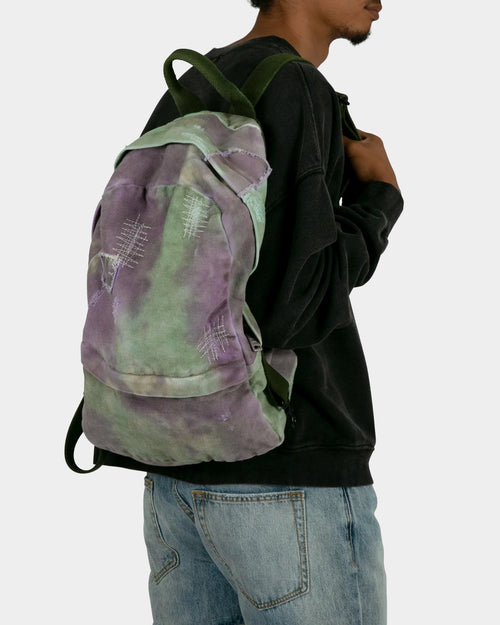 MNML Tie-Dyed Backpack Purple