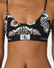 Calvin Klein Women's 1996 Cotton Unlined Bralette Snake