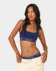 Calvin Klein Women's Athletic Unlined Bralette Blue Depth