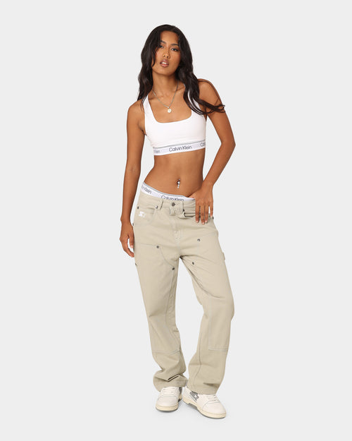 Calvin Klein Women's Athletic Unlined Bralette White