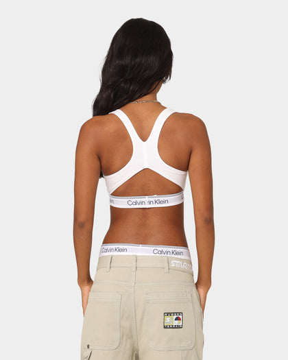 Calvin Klein Women's Athletic Unlined Bralette White