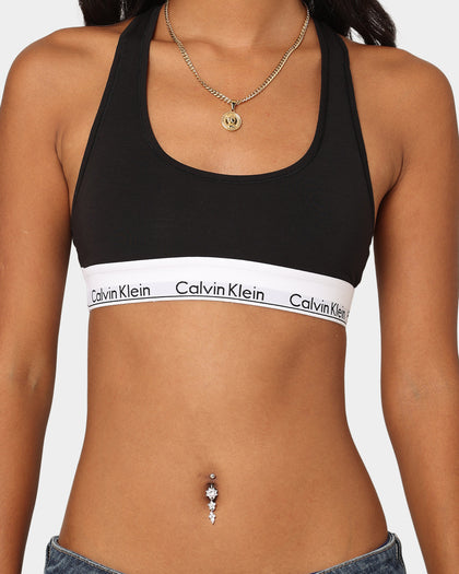 Calvin Klein Women's Modern Cotton Unlined Bralette Black