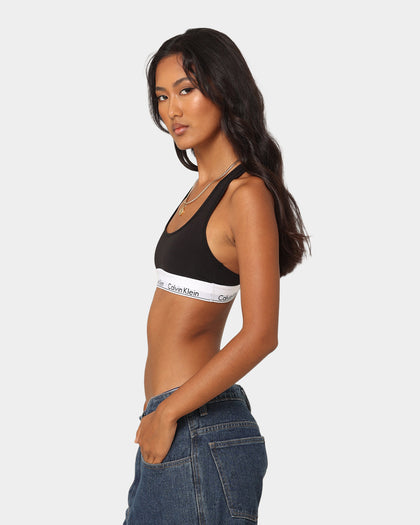 Calvin Klein Women's Modern Cotton Unlined Bralette Black