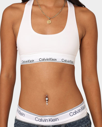 Calvin Klein Women's Modern Cotton Unlined Bralette White