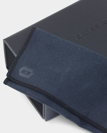 James Oro Blue Tint Serpent Authentic Sunglasses Gold/Blue