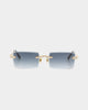 James Oro Iced Black Tint Authentic Sunglasses Gold
