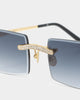James Oro Iced Black Tint Authentic Sunglasses Gold