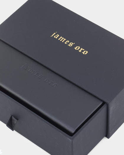 James Oro Iced Black Tint Authentic Sunglasses Gold