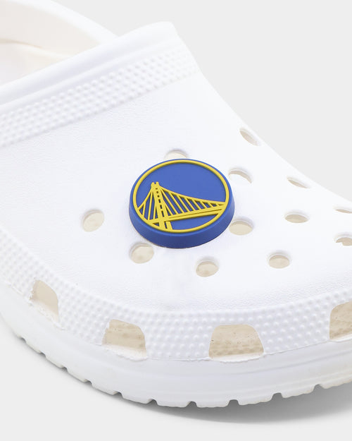 Crocs Golden State Warriors Logo Jibbitz Charm Original Team Colours