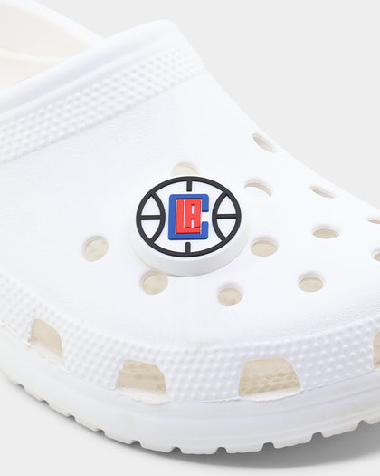 Crocs Los Angeles Clippers Logo Jibbitz Charm Original Team Colours