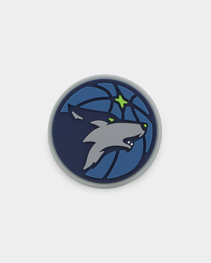 Crocs Minnesota Timberwolves Logo Jibbitz Charm Original Team Colours