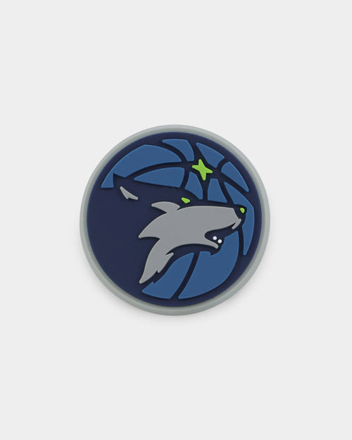 Crocs Minnesota Timberwolves Logo Jibbitz Charm Original Team Colours