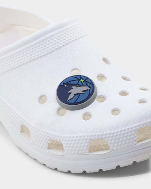 Crocs Minnesota Timberwolves Logo Jibbitz Charm Original Team Colours