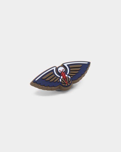 Crocs New Orleans Pelicans Logo Jibbitz Charm Original Team Colours