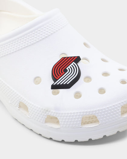 Crocs Portland Trail Blazers Logo Jibbitz Charm Original Team Colours