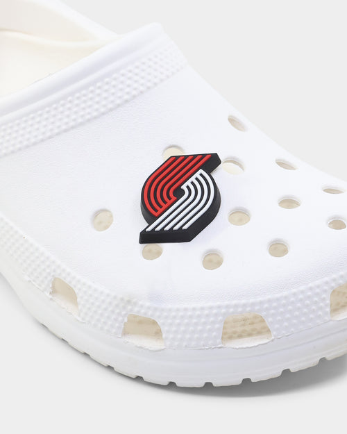 Crocs Portland Trail Blazers Logo Jibbitz Charm Original Team Colours