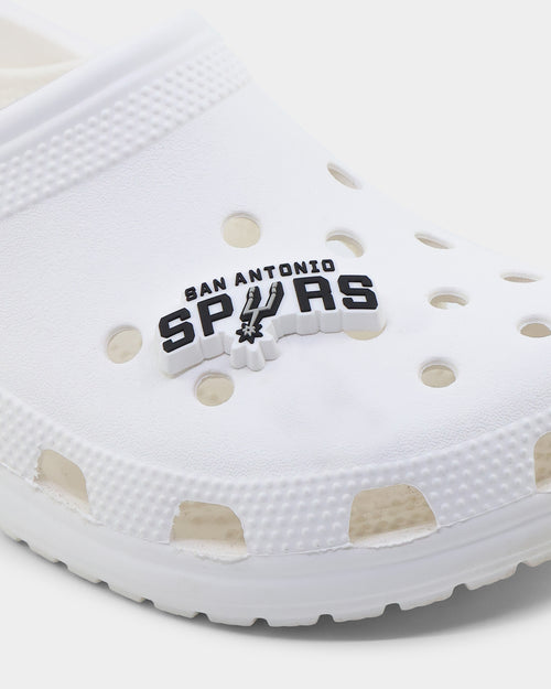 Crocs San Antonio Spurs Logo Jibbitz Charm Original Team Colours