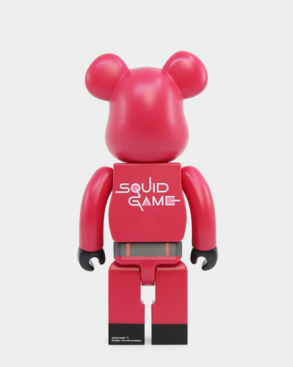 Medicom Toy Be@rbrick X Squid Games Circle Guard 1000% Figure Red/Black