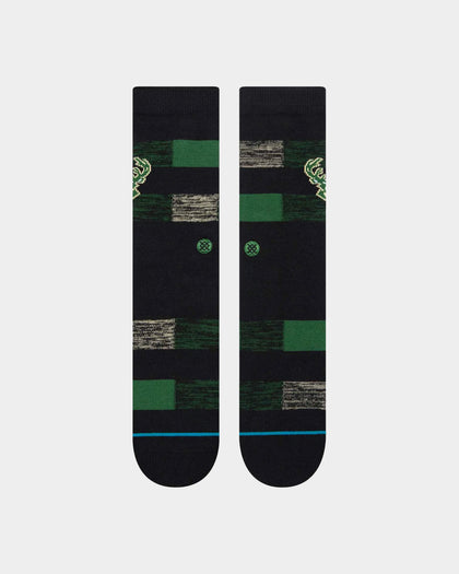 Stance X NBA Milwaukee Bucks Cryptic Socks Black