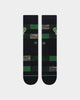 Stance X NBA Milwaukee Bucks Cryptic Socks Black