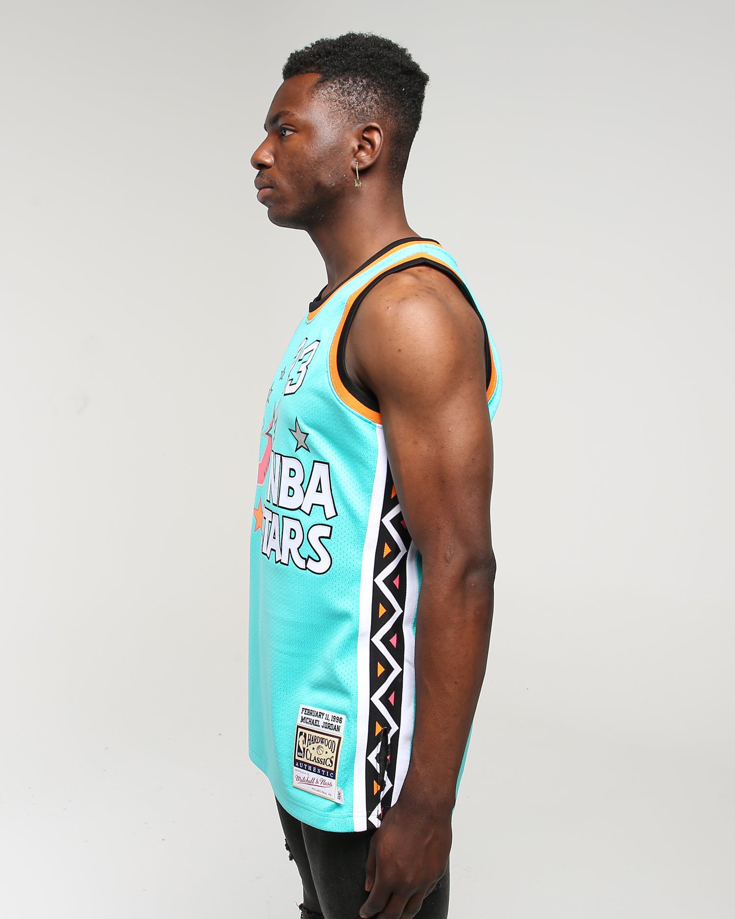 Mitchell & Ness NBA オールスターマイケルジョーダン　Lサイズ Mitchell & Ness Stitched Michael Jordan NBA All Star Jersey #23 M