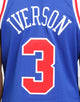 Mitchell & Ness Philadelphia 76ers Allen Iverson #3 NBA Swingman Jersey Royal