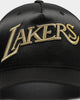 Mitchell & Ness Los Angeles Lakers Gold Toile Satin Snapback Black