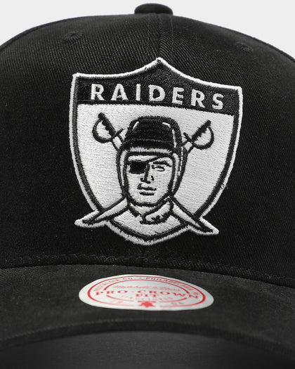 Mitchell & Ness Raiders Ricochet Pro Crown Snapback Black
