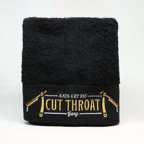 Rats Get Fat Luxury Towel Black