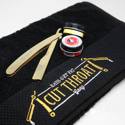 Rats Get Fat Luxury Towel Black