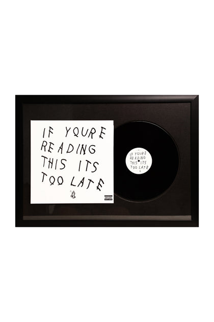 Music Merch Drake "If You're Reading This" Framed Record