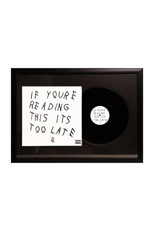 Music Merch Drake "If You're Reading This" Framed Record