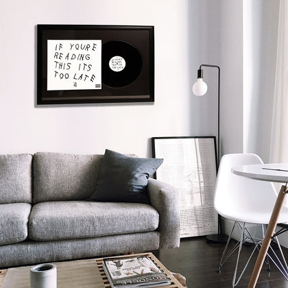 Music Merch Drake "If You're Reading This" Framed Record