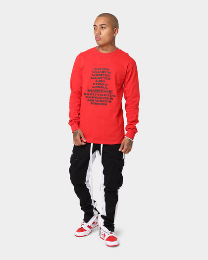 Drake Scorpion Merch Astrology LS Tee Red