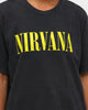 Nirvana Logo Vintage Tee Washed Black