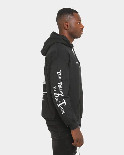 Notorious B.I.G Men's RTD Tour Poster Vintage Hoodie Black