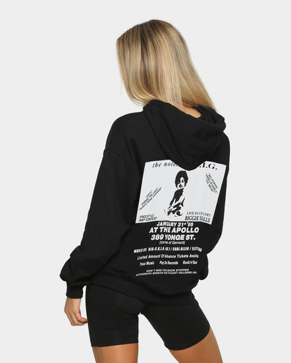 Notorious B.I.G Men's RTD Tour Poster Vintage Hoodie Black