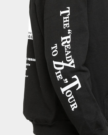 Notorious B.I.G Men's RTD Tour Poster Vintage Hoodie Black