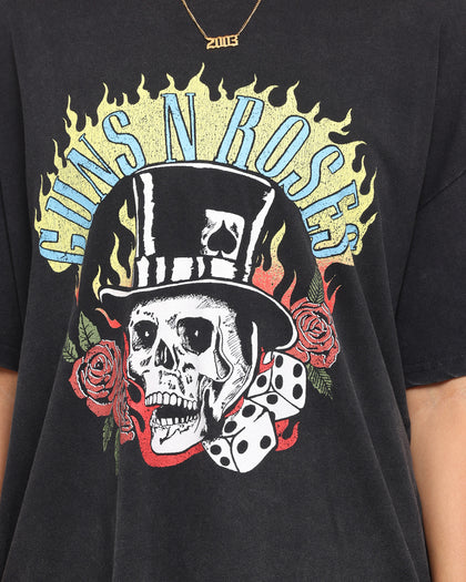Bravado Flame Skull Short Sleeve T-Shirt Black