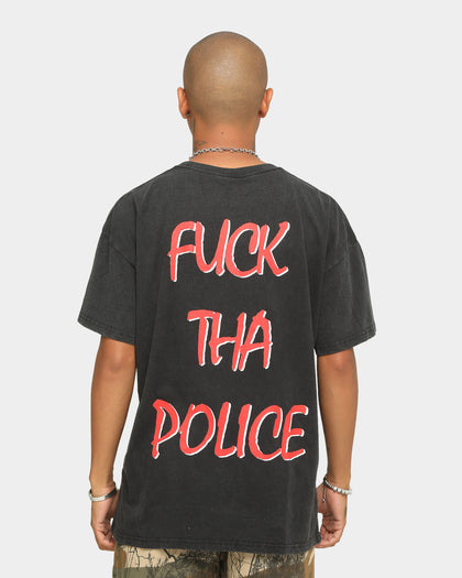 N.W.A F*CK Tha Police Vintage T-Shirt Washed Black
