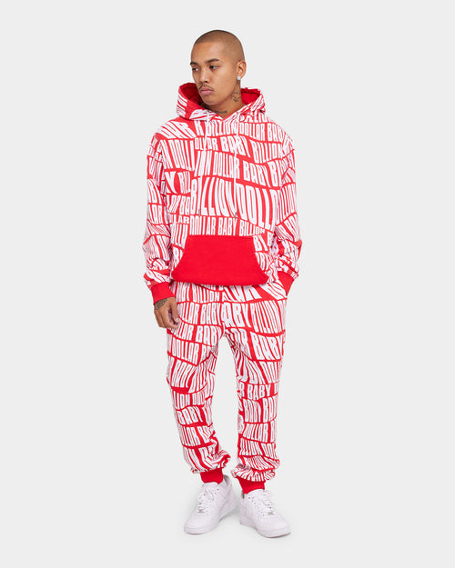 Billion Dollar Baby All Over Print Jogger Red