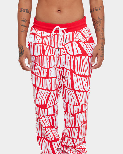 Billion Dollar Baby All Over Print Jogger Red