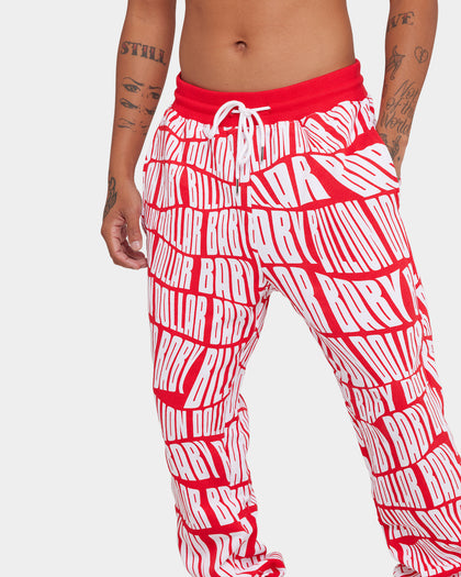 Billion Dollar Baby All Over Print Jogger Red