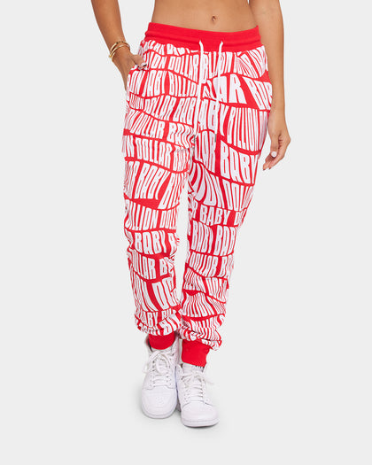 Billion Dollar Baby All Over Print Jogger Red