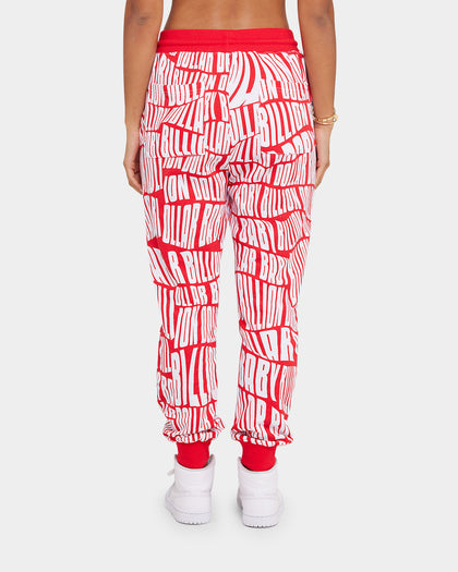 Billion Dollar Baby All Over Print Jogger Red