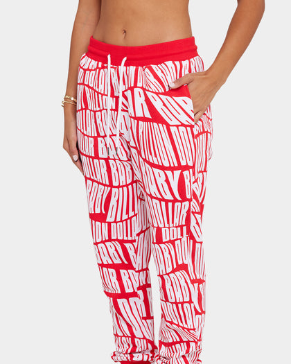 Billion Dollar Baby All Over Print Jogger Red