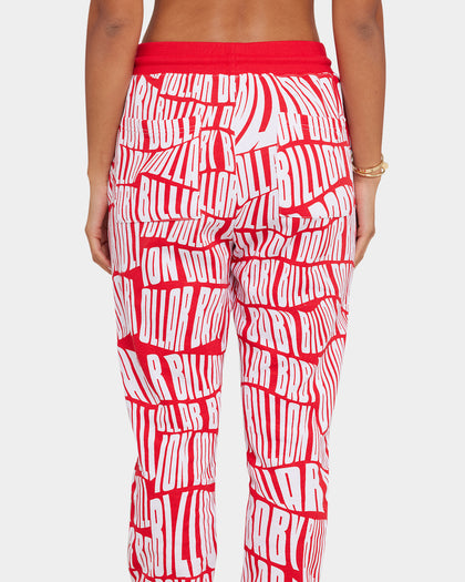 Billion Dollar Baby All Over Print Jogger Red