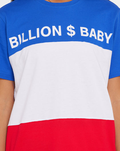 Billion Dollar Baby Tricolour T-Shirt Red/White/Blue